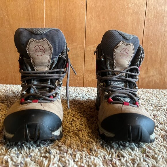 La Sportiva Nucleo High GTX Hiking Boots, Brown, Woman's Size 6 - Picture 2 of 9